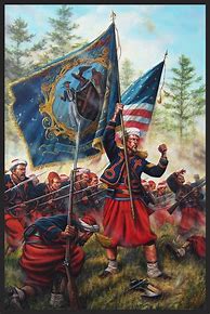 Image result for New York Zouaves Civil War Flags