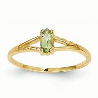 Image result for Gold Birthstone Rings