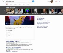 Image result for Bing Homepage Quiz More