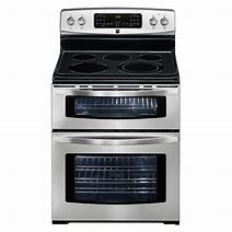 Image result for Electric Range Double Oven Air Fry