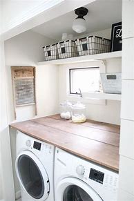 Image result for Farmhouse Laundry Room Organization