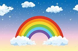 Image result for Stars Rainbows Clouds