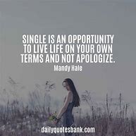 Image result for Single Life Quotes