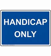 Image result for Cheap Handicap Signs