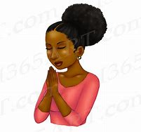Image result for Black Woman Praying Clip Art