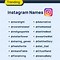 Image result for Cool Instagram Names That's Not Name Based