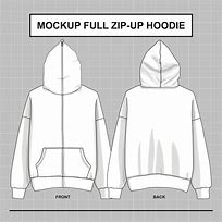 Image result for Blank Hoodie Zip UPS