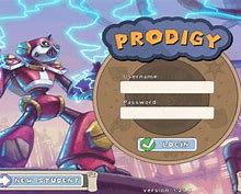 Image result for Prodigy Login Screen