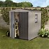 Image result for Outdoor Storage Shed: 5 5/8 Ft X 6 1/4 Ft X 6 1/4 Ft, 175 Cu Ft Capacity, Beige Model: 13X099