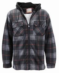 Image result for Zip Up Hoodie Flannel Jacket