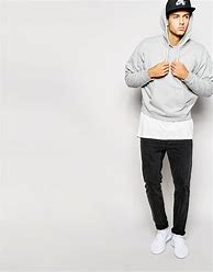 Image result for Men's Bottom Cropped Hoodie