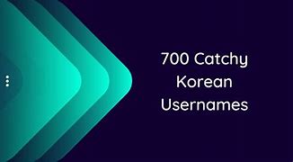 Image result for Korean Username Ideas