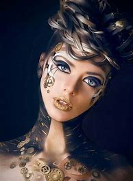 Image result for Steampunk Girl Makeup