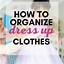 Image result for DIY Girls Dress Up Clothes Storage