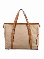 Image result for Canvas Leather Tote Handbags