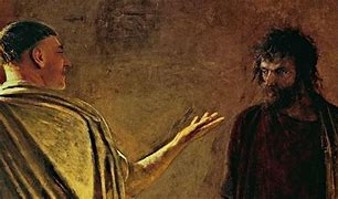 Image result for jesus before pilate