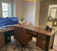 Image result for L-shaped Home Office Desk with Drawers