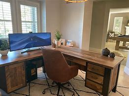 Image result for Unique Wood Desk