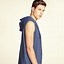 Image result for Blue Sleeveless Hoodie