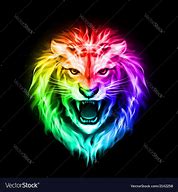 Image result for Colorful Fire Lion