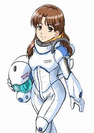 Image result for Anime Girl Space Suit Drawing