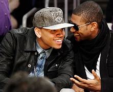 Image result for Usher Raymond and Chris Brown