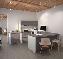 Image result for Industrial-Style Office Desk