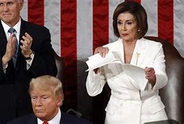 Image result for Nancy Pelosi State of Union Tears