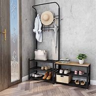 Image result for Built in Coat and Shoe Rack
