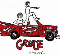 Image result for Grease Sandy in Black Leather Costumes