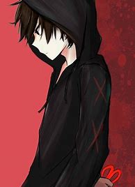 Image result for Anime Guy in Black Hoodie