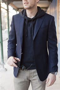 Image result for Blazer with Hoodie Men