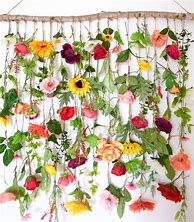 Image result for DIY Flower Wall Hanging
