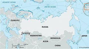 Image result for Map of Grozny