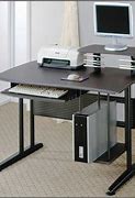 Image result for Wood Computer Desk for Small Spaces