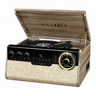 Image result for Victrola 3-In-1 Bluetooth Record Player With Built-In Speakers, Dar...