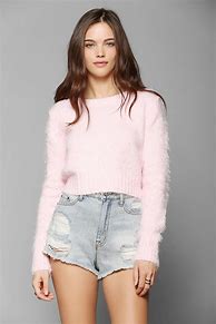 Image result for Pink Fluffy Sweater