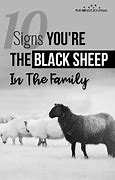 Image result for Signs Your The Black Sheep