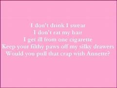 Image result for Sandra Dee Lyrics Grease