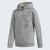 Image result for Grey Adidas Hoodie Black Logo