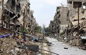 Image result for War-Torn City Middle East