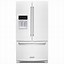 Image result for White KitchenAid French Door Refrigerator
