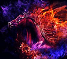 Image result for Colorful Fire Horse