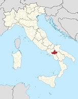 Image result for Map of Avellino Italy Province