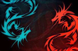 Image result for Neon Blue Fire Dragon
