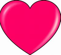 Image result for Bright Pink Heart Clip Art