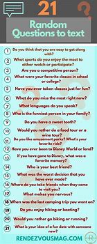 Image result for 50 Random Questions
