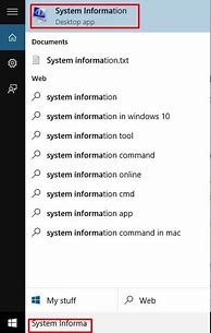 Image result for How to Find Specs On Windows 10
