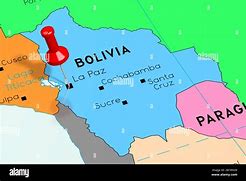 Image result for Bolivia Capital City's On a Map