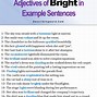Image result for Bright Adjective